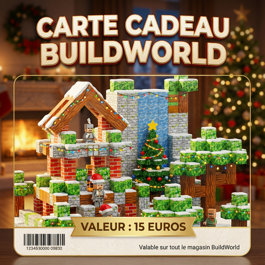 Carte cadeau 15 € BuildWorld