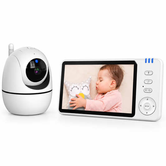 Babyphone vidéo Nomaï, écran parental 5 pouces