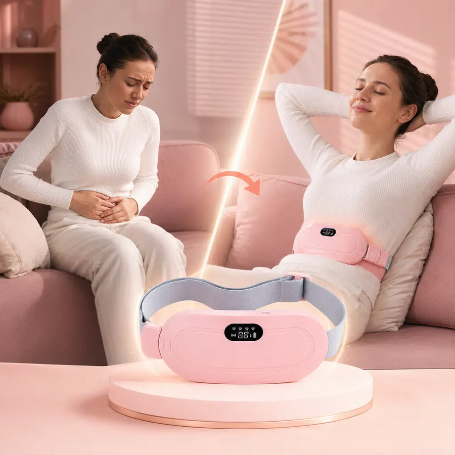 Ceinture chauffante Nomaï portée pendant les règles